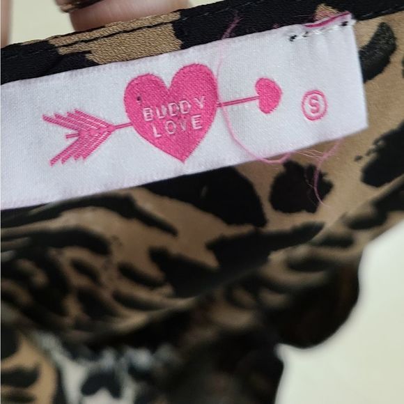 Leopard Print Blouse by Buddy Love Small - Picture 10 of 10